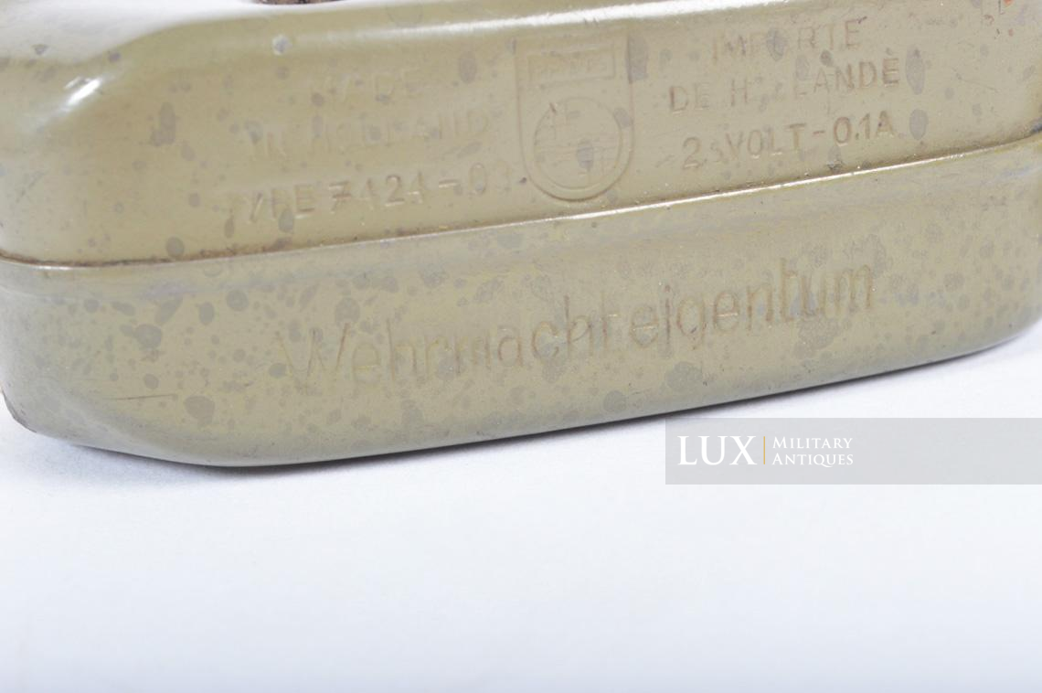 Rare lampe de poche allemande réglementaire à dynamo, « Wehrmachteigentum » - photo 15