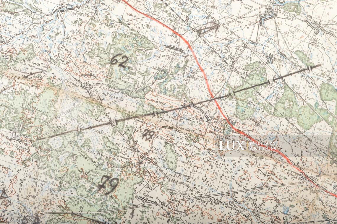 Early Luftwaffe regiment map case grouping, « Russian front » - photo 29