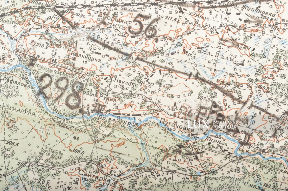 Early Luftwaffe regiment map case grouping, « Russian front » - photo 31