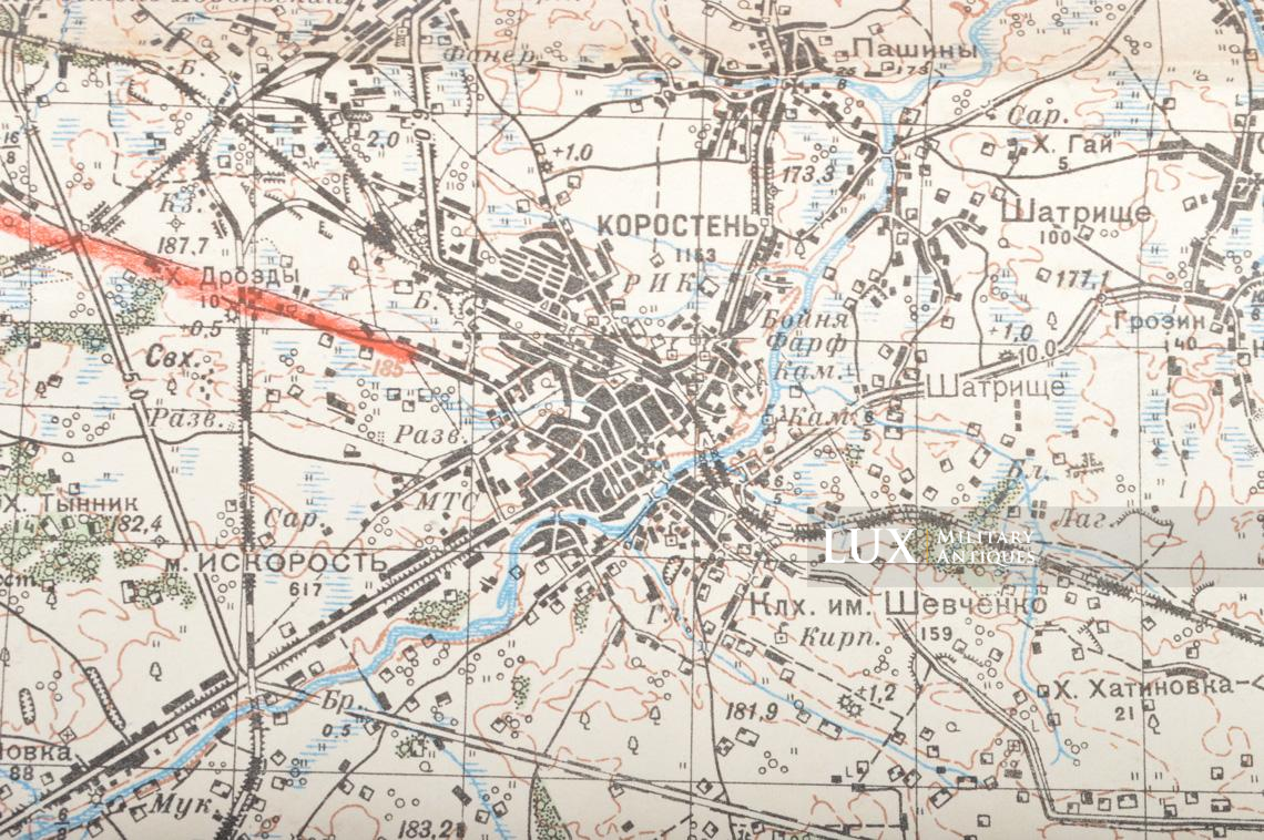 Early Luftwaffe regiment map case grouping, « Russian front » - photo 33