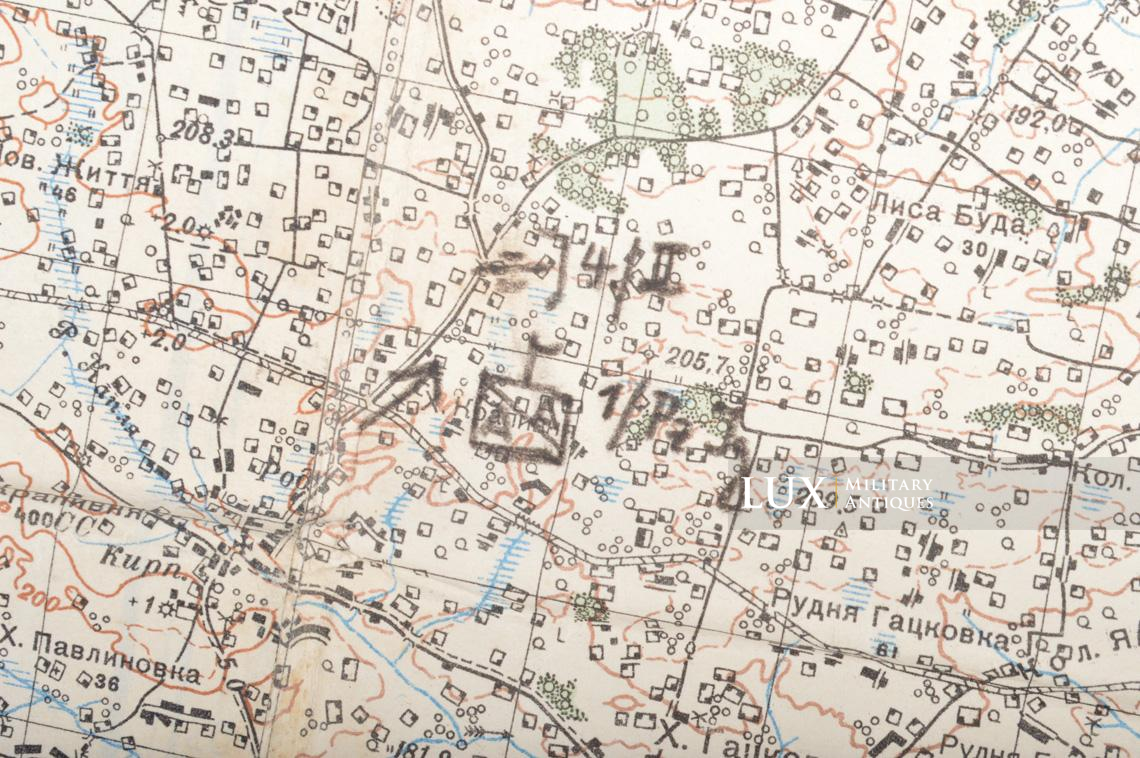 Early Luftwaffe regiment map case grouping, « Russian front » - photo 34