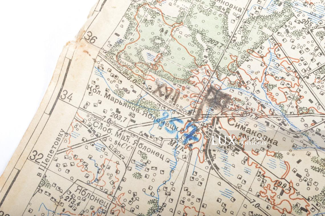 Early Luftwaffe regiment map case grouping, « Russian front » - photo 35