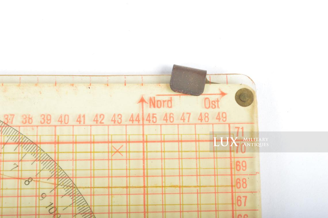 German artillery map distance measuring instrument, « Zielgevierttafel » - photo 8