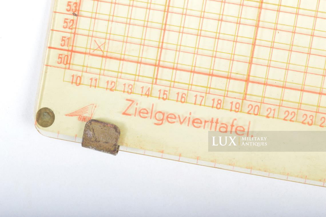 German artillery map distance measuring instrument, « Zielgevierttafel » - photo 10