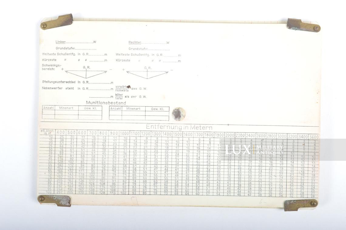 German artillery map distance measuring instrument, « Zielgevierttafel » - photo 11