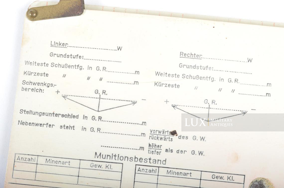 German artillery map distance measuring instrument, « Zielgevierttafel » - photo 13