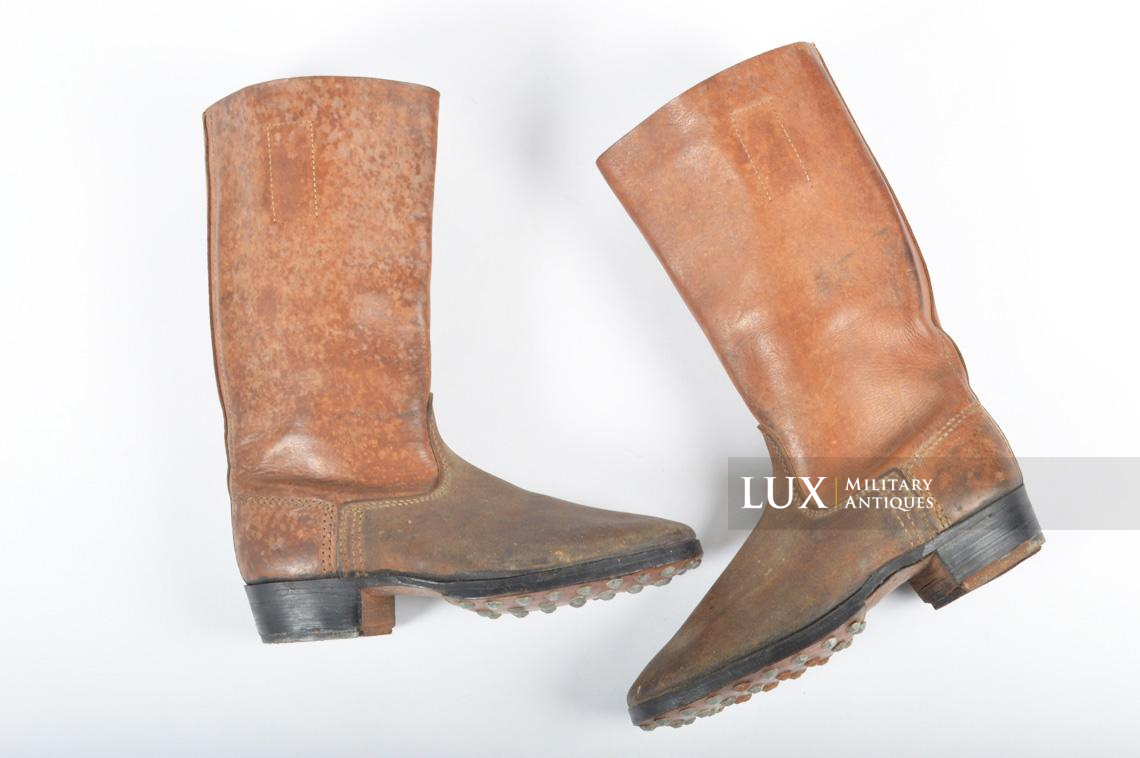 Mid-war German issue brown jackboots, « 1942 » - photo 4