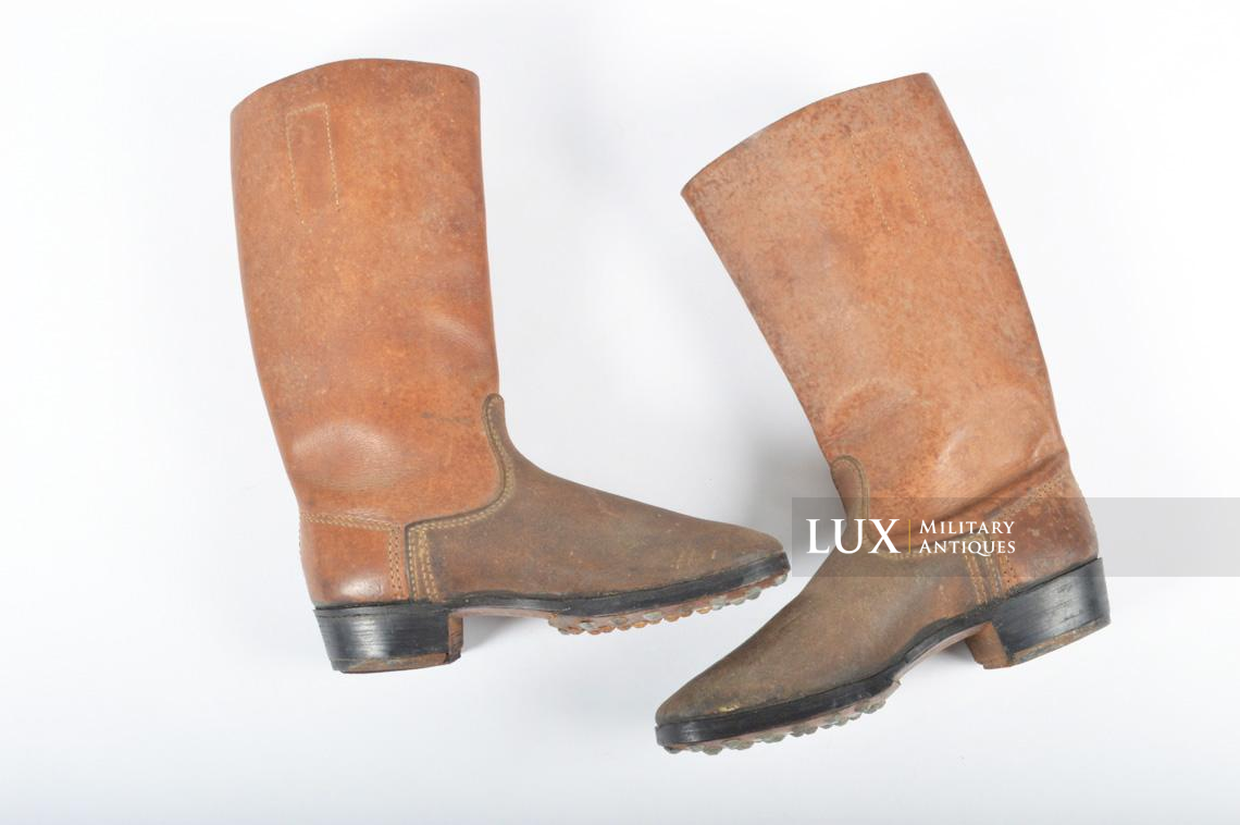 Mid-war German issue brown jackboots, « 1942 » - photo 7