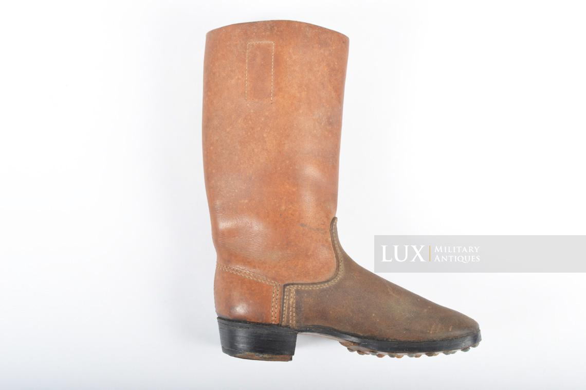 Mid-war German issue brown jackboots, « 1942 » - photo 28