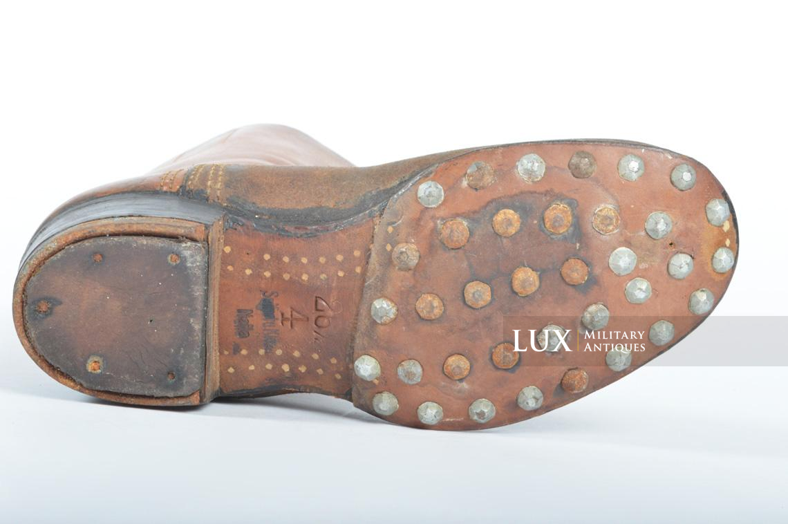 Mid-war German issue brown jackboots, « 1942 » - photo 32