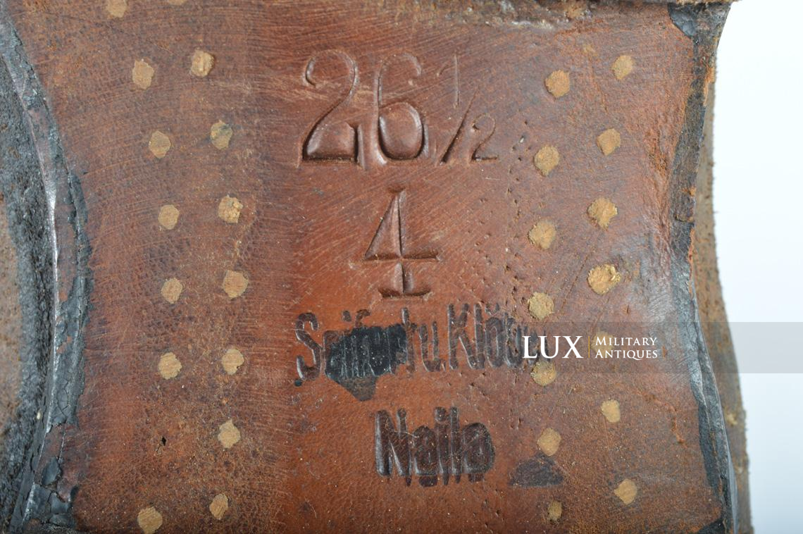 Mid-war German issue brown jackboots, « 1942 » - photo 34