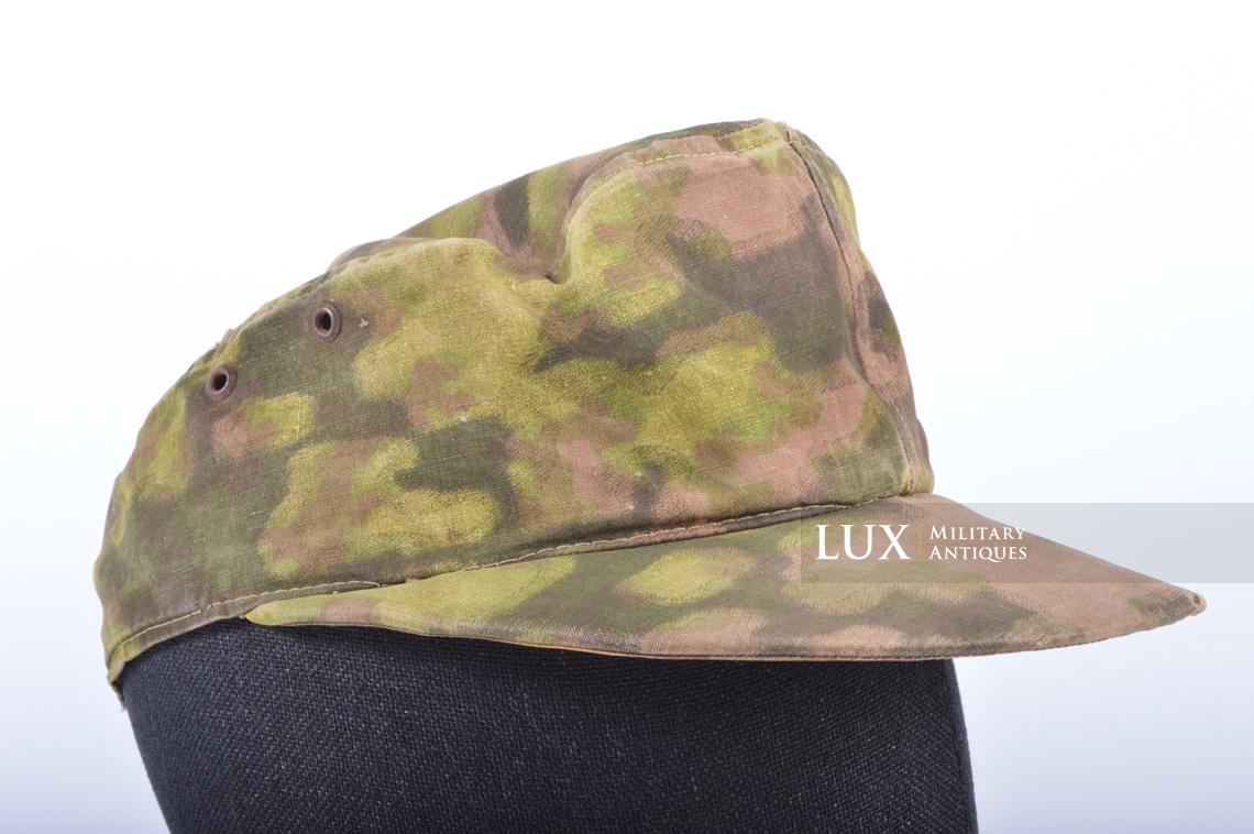 Waffen-SS issued M42 Blurred Edge camouflage field cap - photo 8