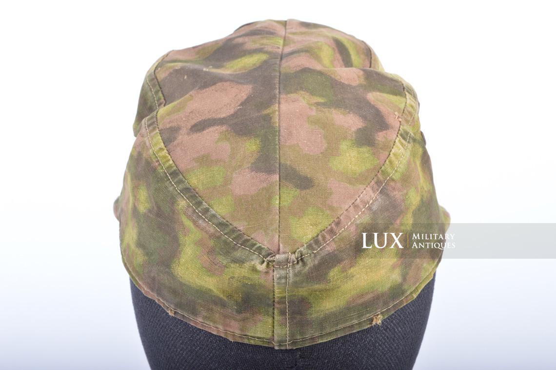 Waffen-SS issued M42 Blurred Edge camouflage field cap - photo 11