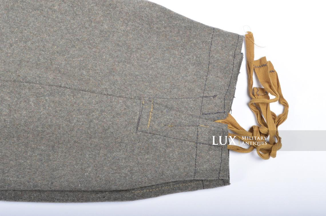 Unissued late-war German paratrooper jump trousers - photo 25