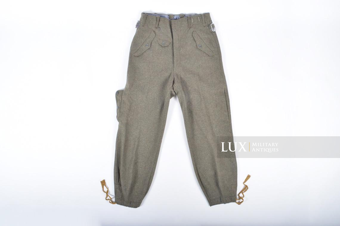 Unissued late-war German paratrooper jump trousers - photo 26