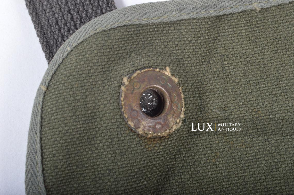 Early German paratrooper gas mask carrying bag, « AB » - photo 30