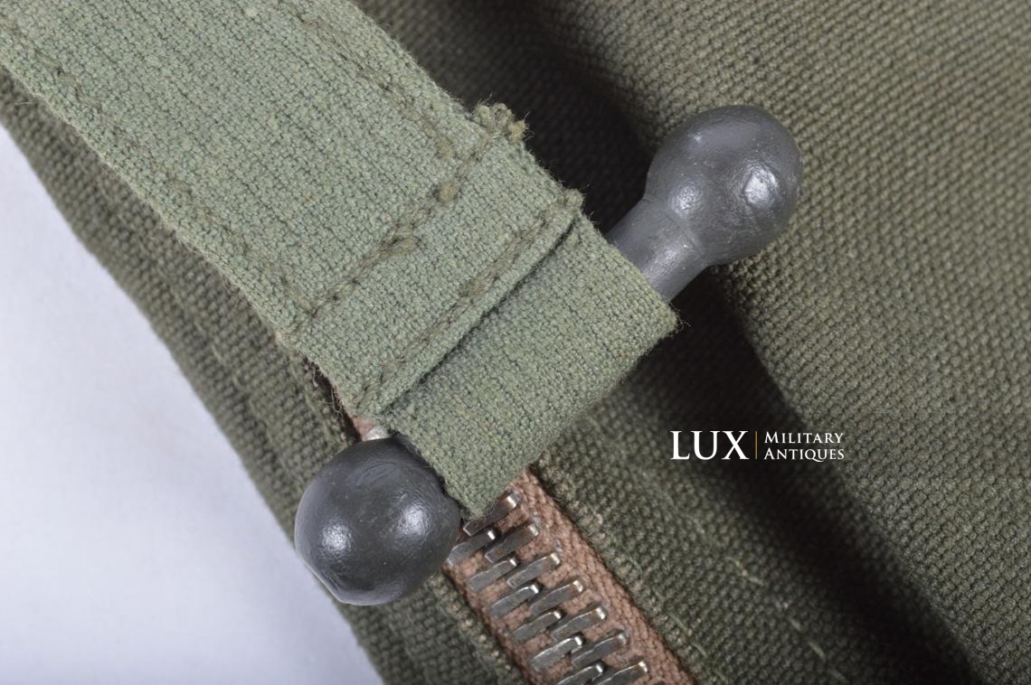 Early German paratrooper gas mask carrying bag, « AB » - photo 34