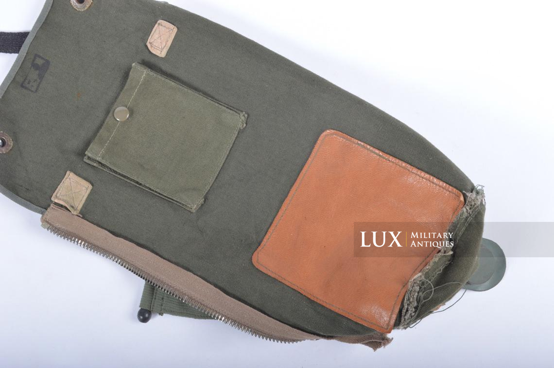Early German paratrooper gas mask carrying bag, « AB » - photo 42