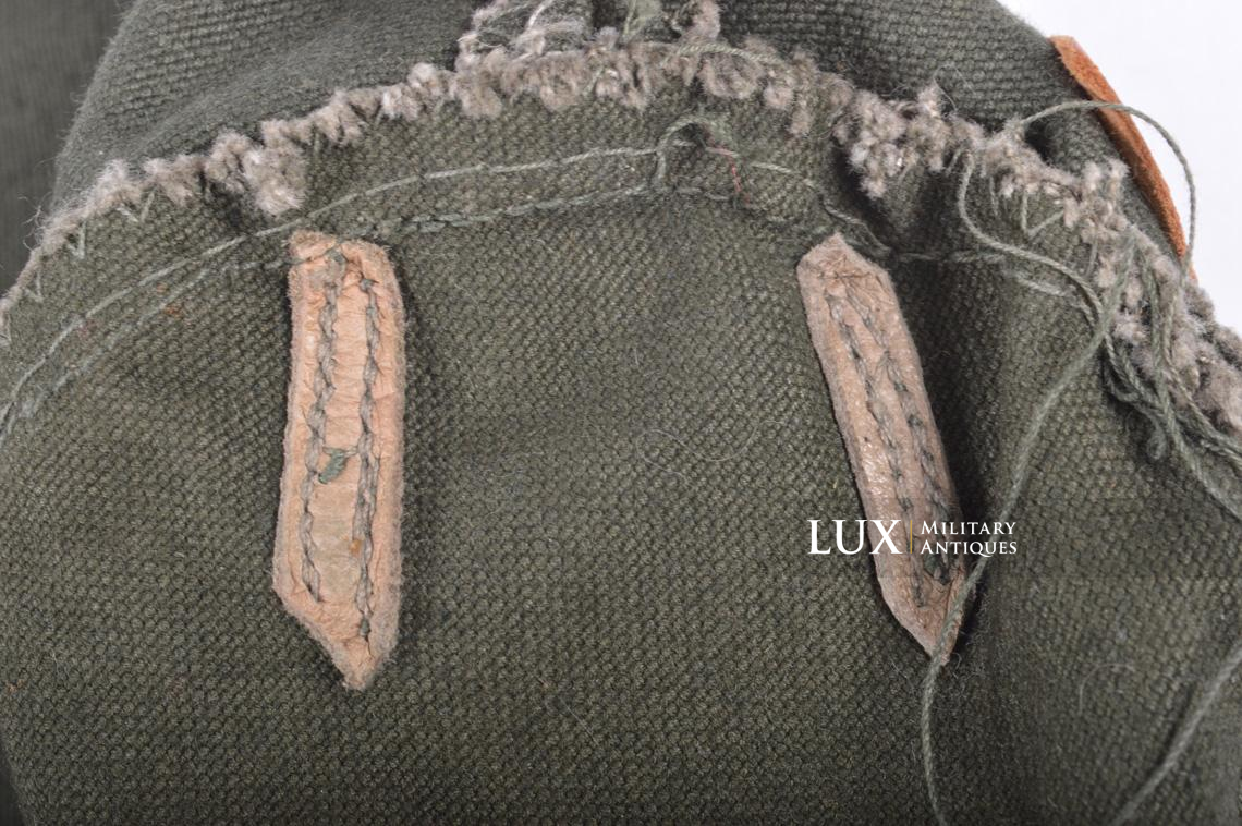 Early German paratrooper gas mask carrying bag, « AB » - photo 46