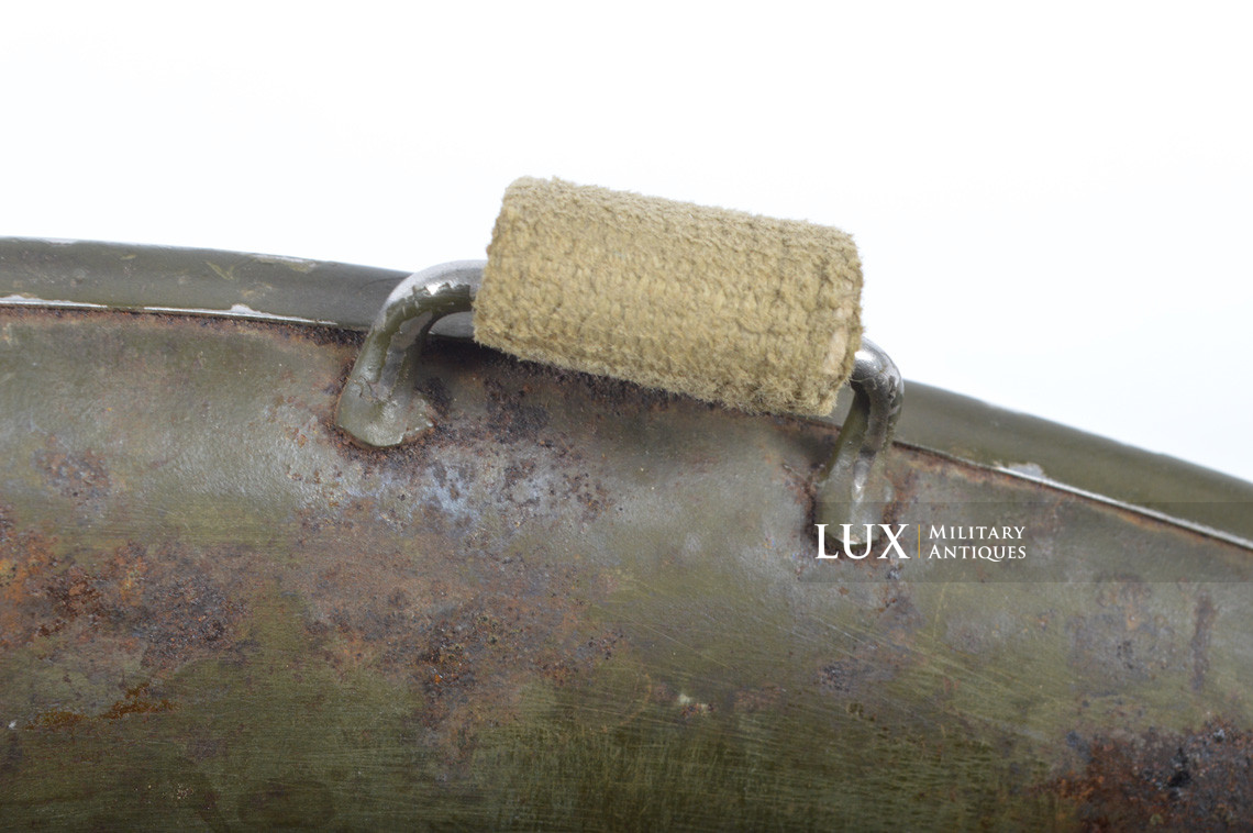 USM1 fixed bale US Navy landing craft driver's combat helmet, « Normandy recovered » - photo 39