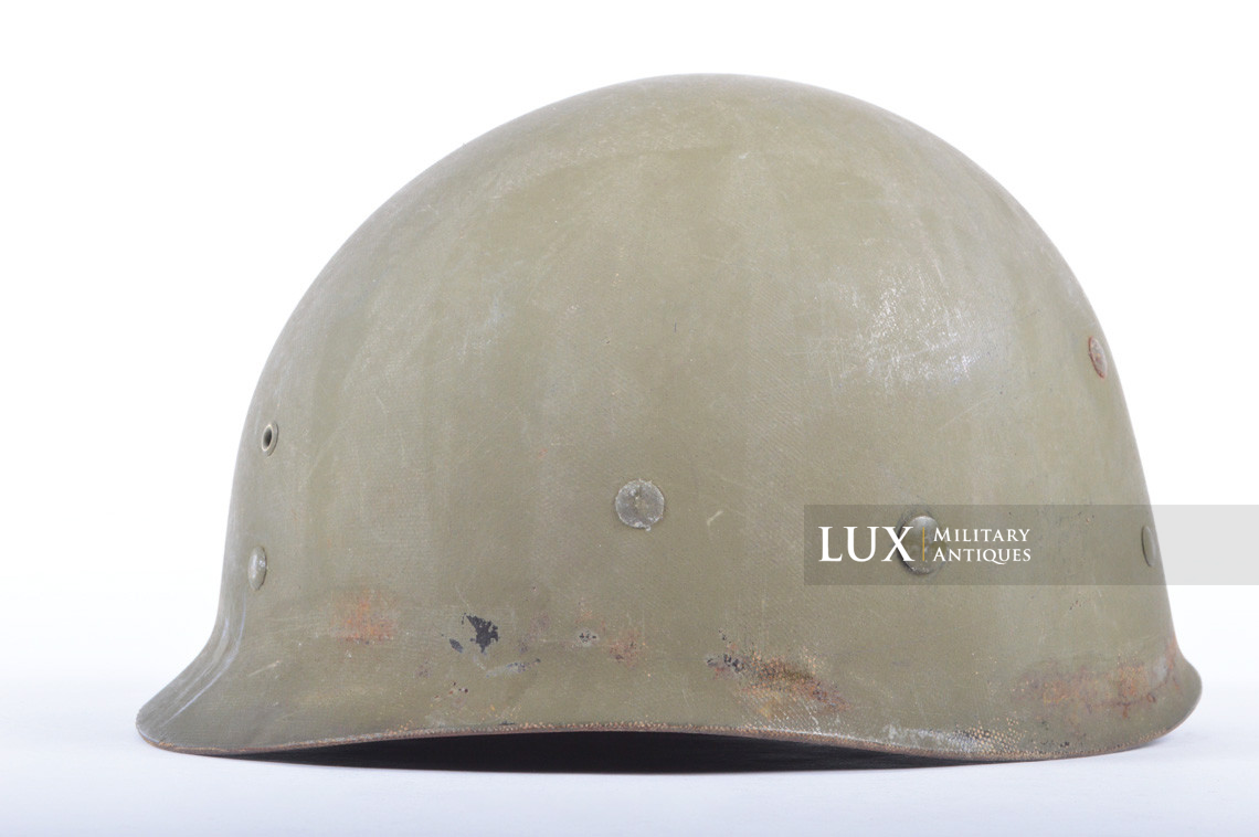 USM1 fixed bale US Navy landing craft driver's combat helmet, « Normandy recovered » - photo 43