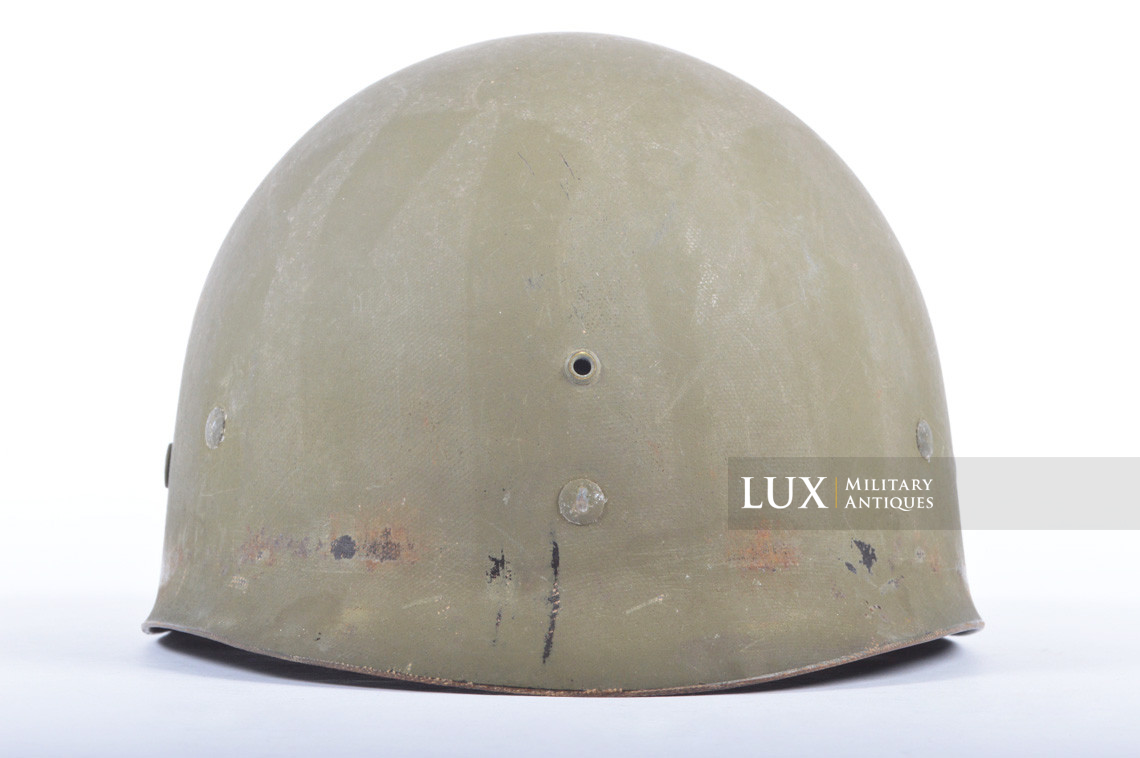 USM1 fixed bale US Navy landing craft driver's combat helmet, « Normandy recovered » - photo 44