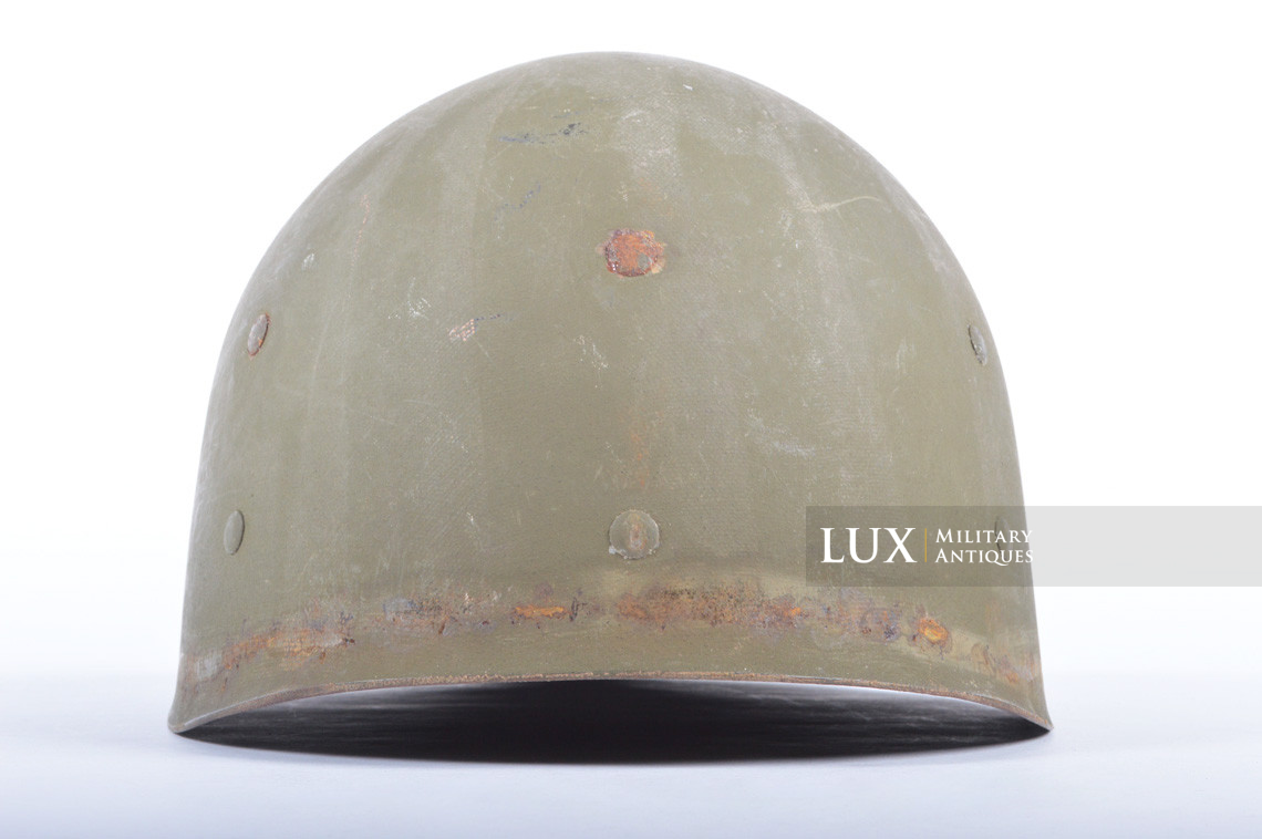 USM1 fixed bale US Navy landing craft driver's combat helmet, « Normandy recovered » - photo 48