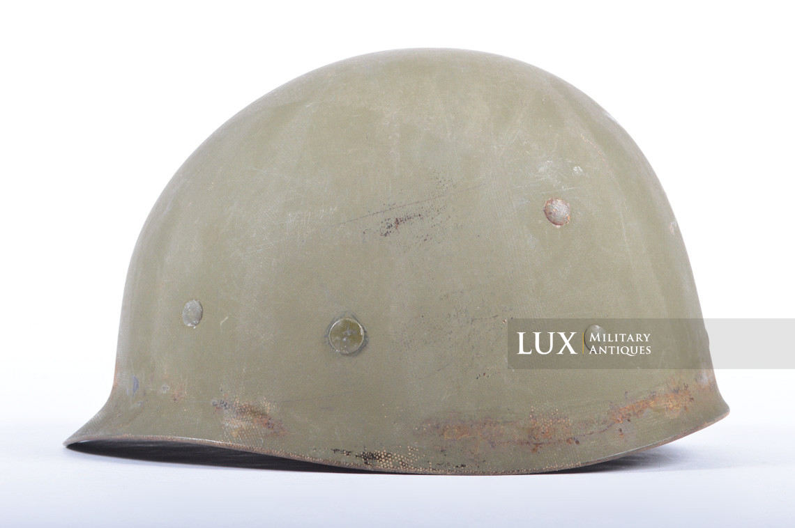 USM1 fixed bale US Navy landing craft driver's combat helmet, « Normandy recovered » - photo 50