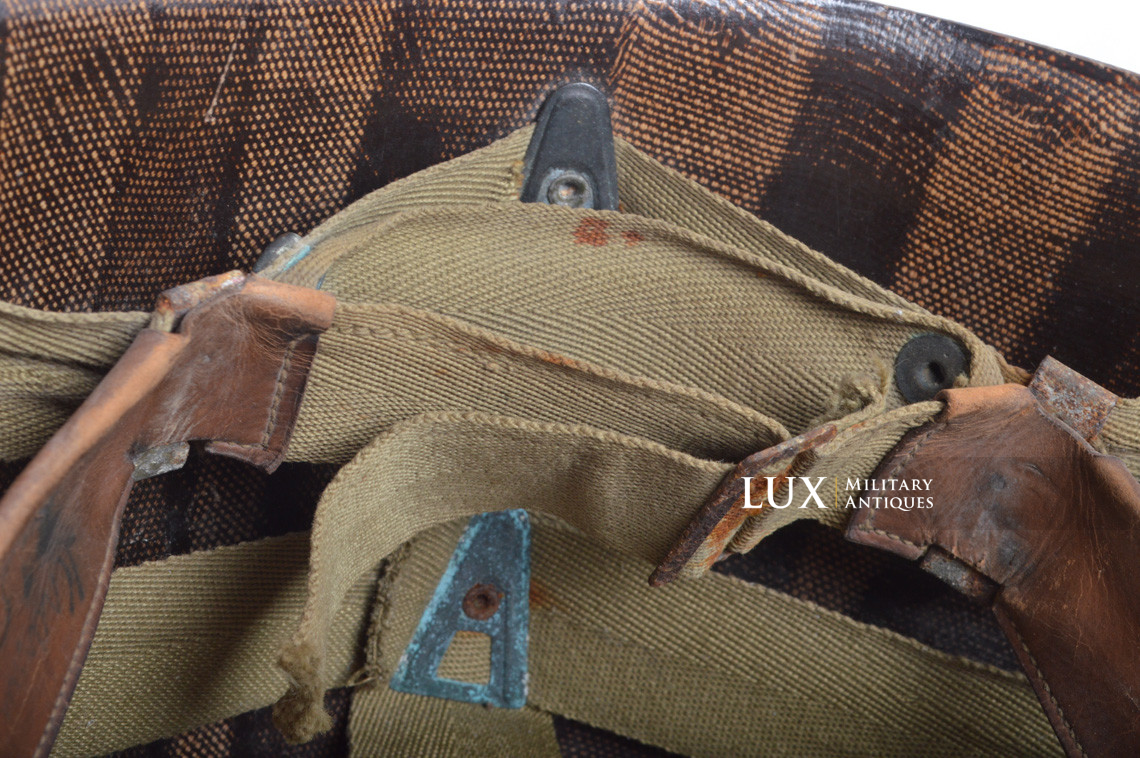 USM1 fixed bale US Navy landing craft driver's combat helmet, « Normandy recovered » - photo 54