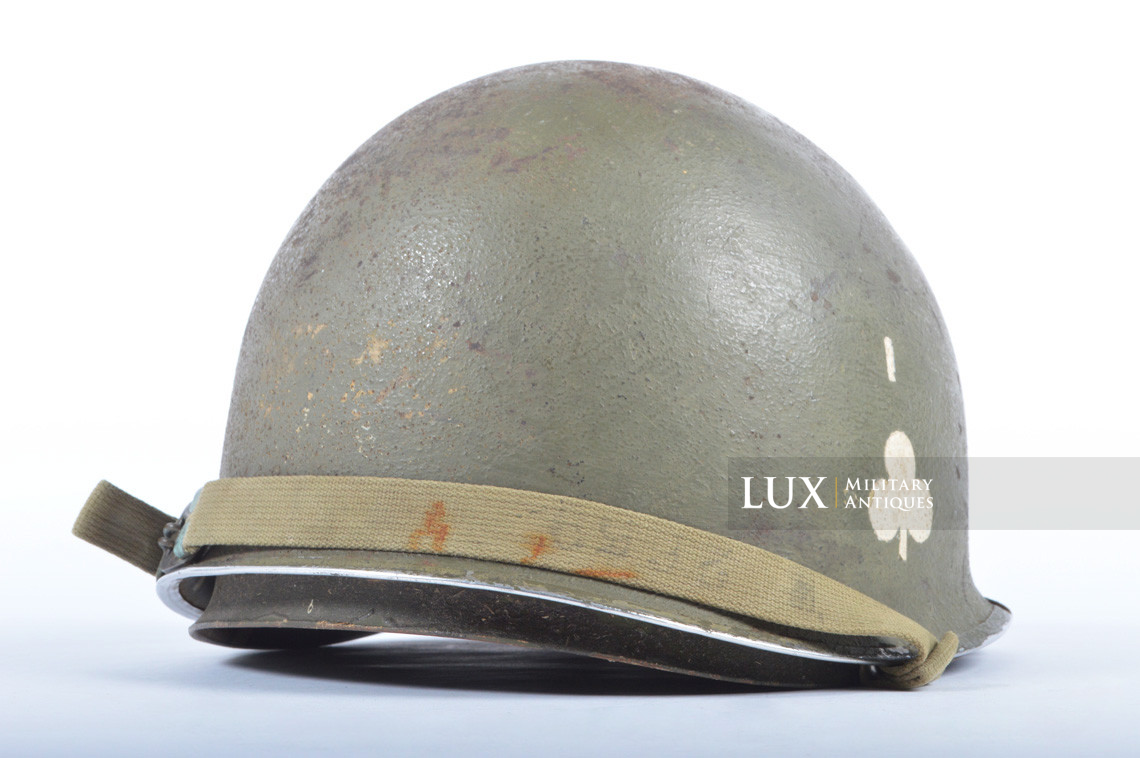 Casque USM1 101st AB, 327th Glider Infantry Regiment, Headquarter - photo 15