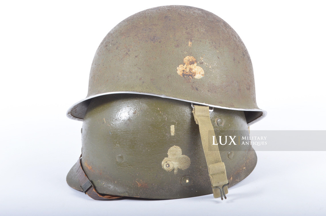 Casque USM1 101st AB, 327th Glider Infantry Regiment, Headquarter - photo 20