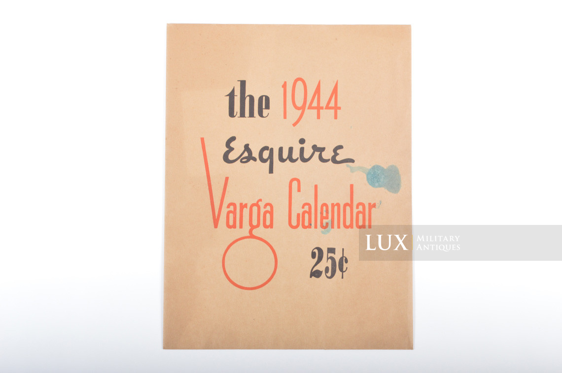 Miss September 1944 Vargas Vintage Calendar Pin Up Metal Tin Sign Esquire 