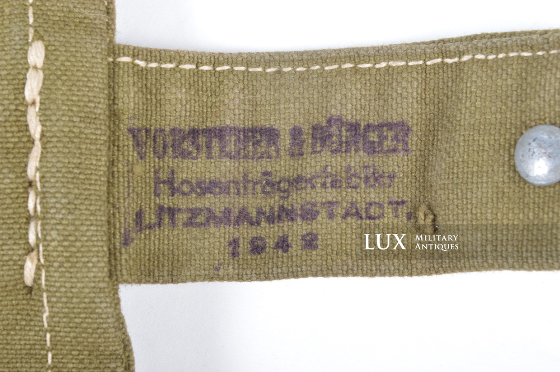 German Tropical bread bag complete, dated 1942 - photo 19