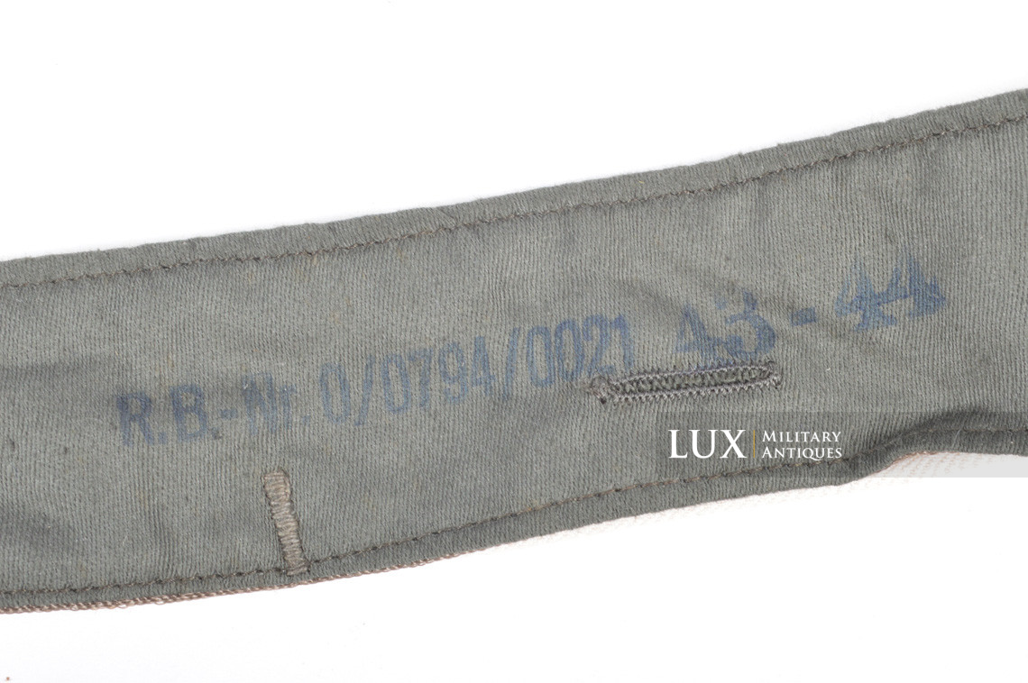 Unissued Heer/Waffen-SS field blouse collar liner, « RBNr » - photo 8