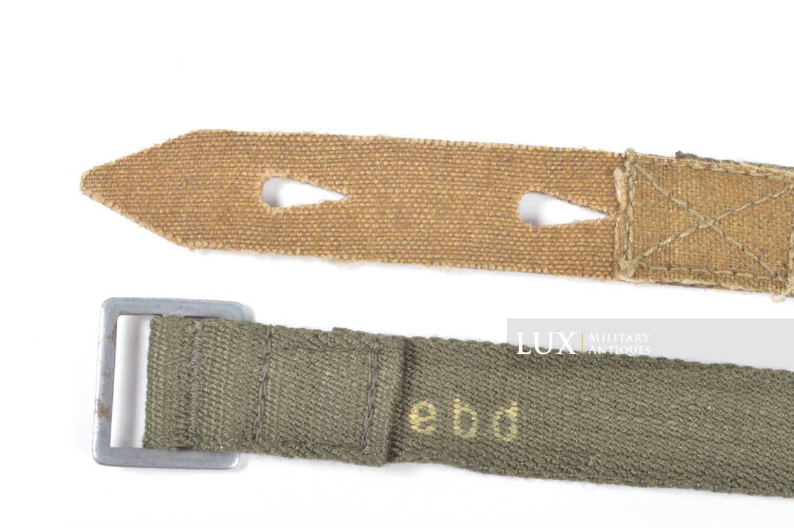 Unissued gasmask canister main shoulder strap, « ebd » - photo 10