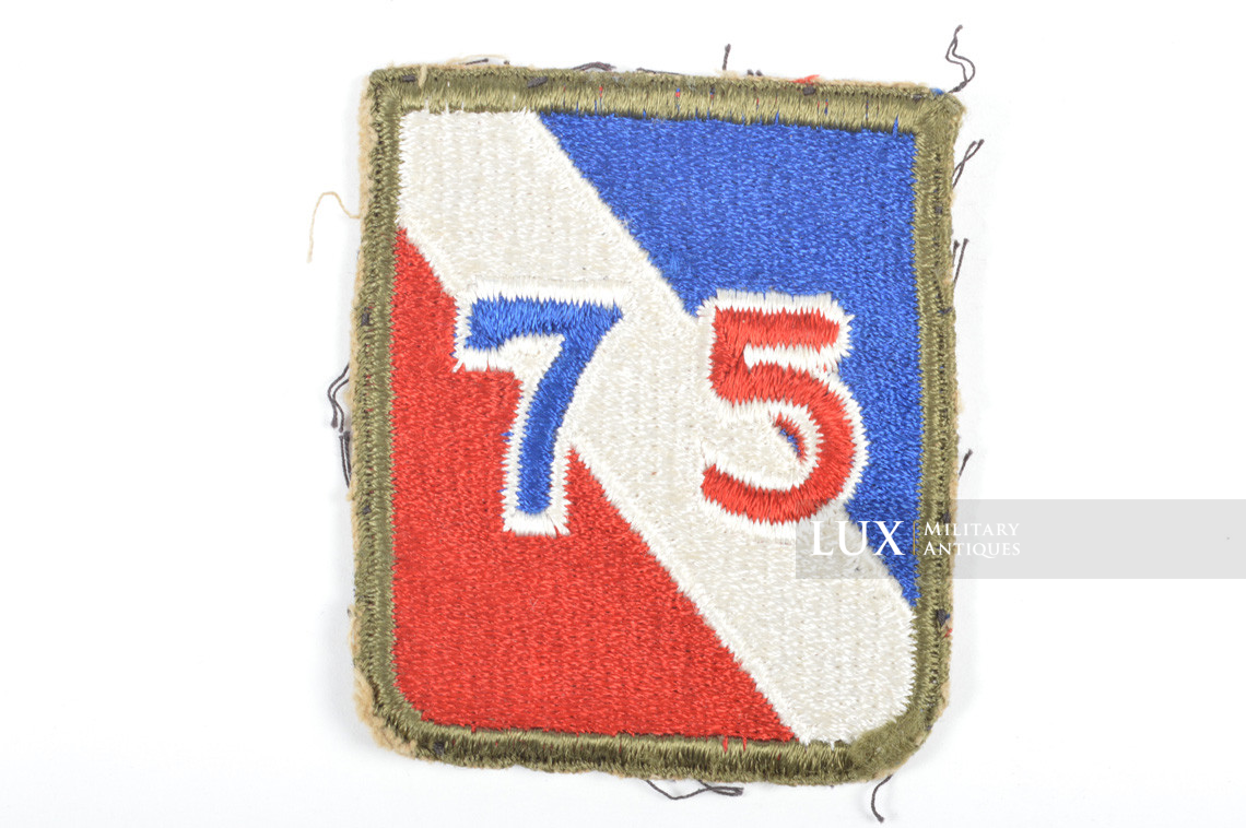 Insigne d'épaule 75ème division d'infanterie US - photo 7