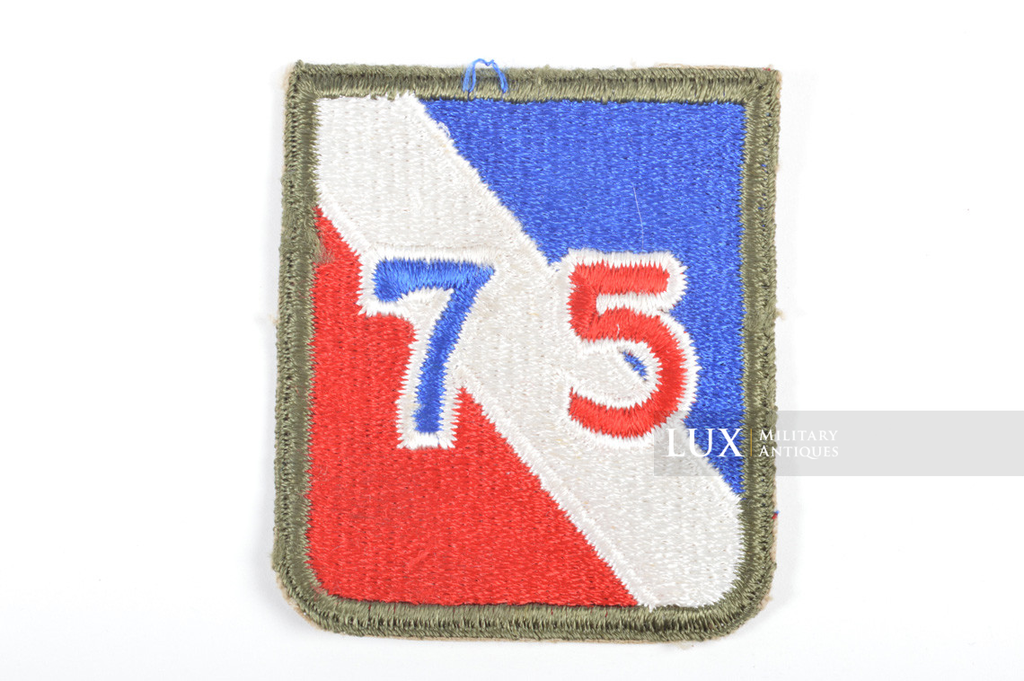 US 75th Infantry division patch - Lux Military Antiques - photo 4