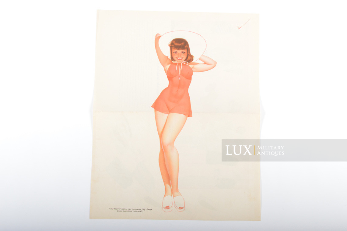 Second World War US Pin-Up poster - Lux Military Antiques - photo 4