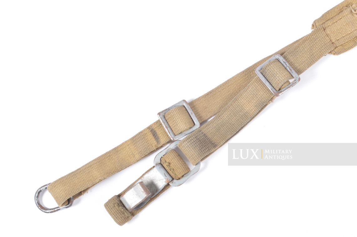 Unique late-war German tropical webbing Y-straps, « RBNr » - photo 7