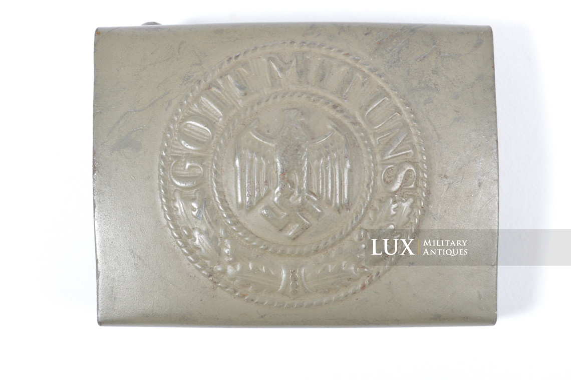 Heer green painted belt buckle, « 1940 » - photo 4