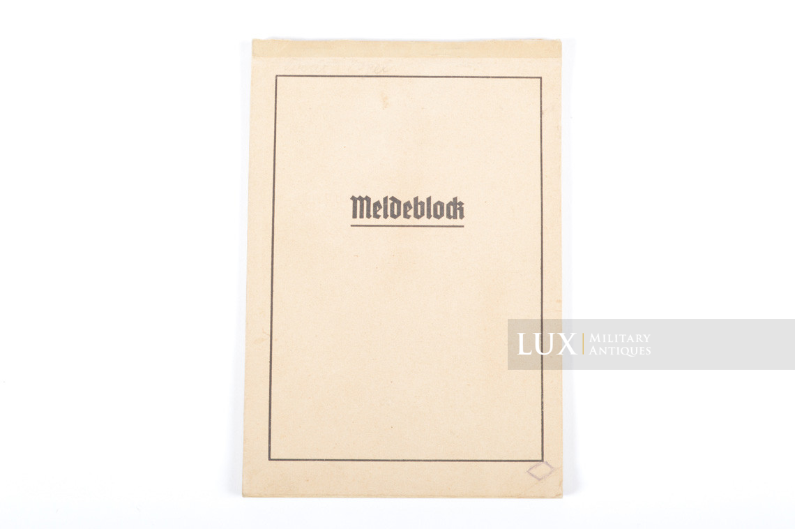 German report writing book, « MELDEBLOCK » - photo 4