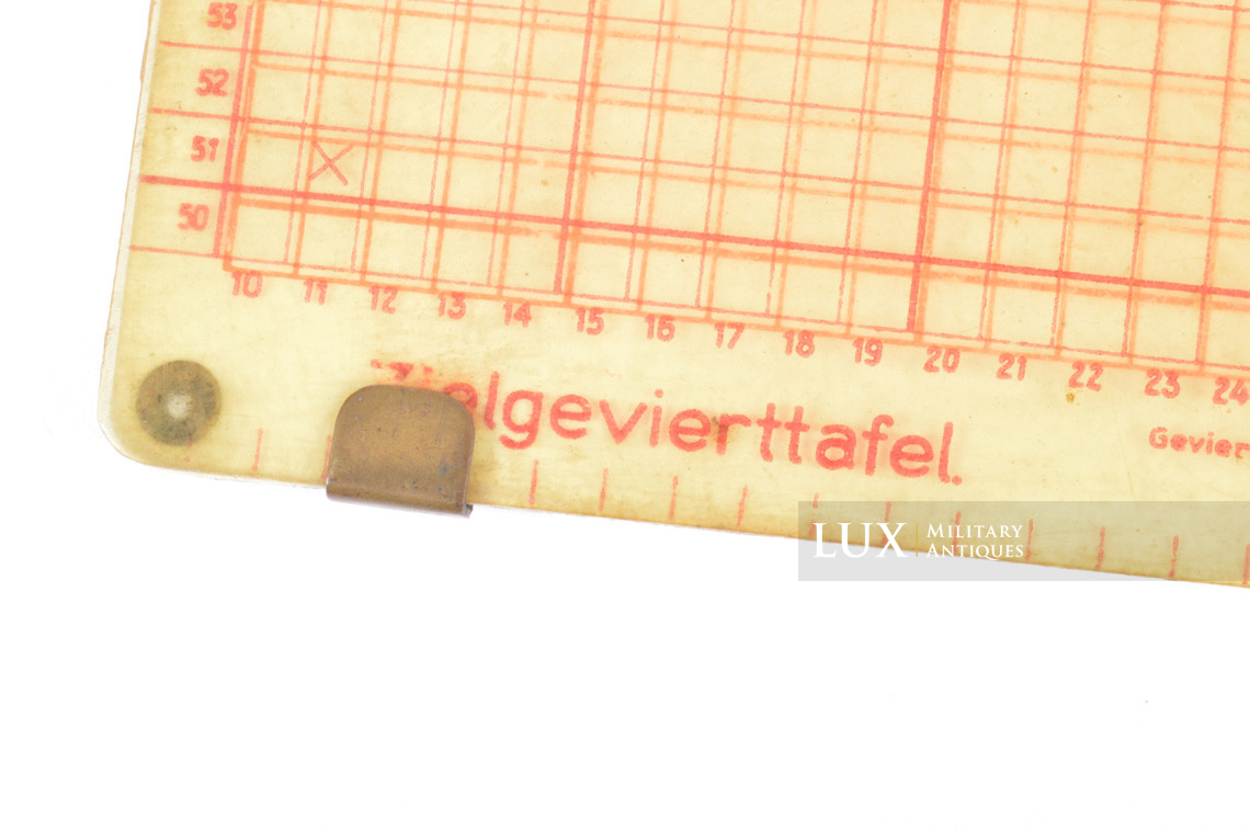 German artillery map distance measuring instrument, « Zielgevierttafel » - photo 7