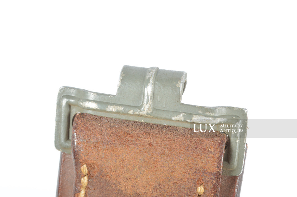 Early German combat service leather belt in natural brown leather, « 1938 » - photo 10