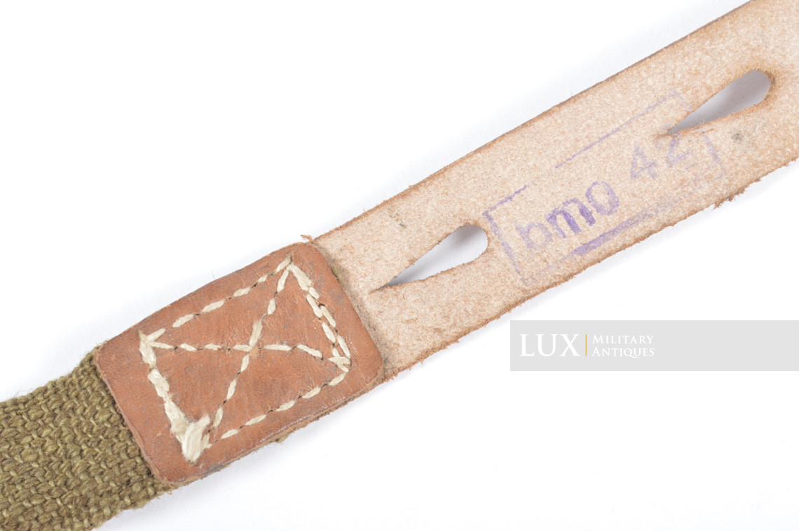 German gasmask canister belt support hook strap, « bmo42 » - photo 12