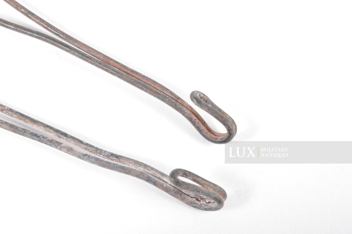 German issued helmet camouflage net hooks - photo 8