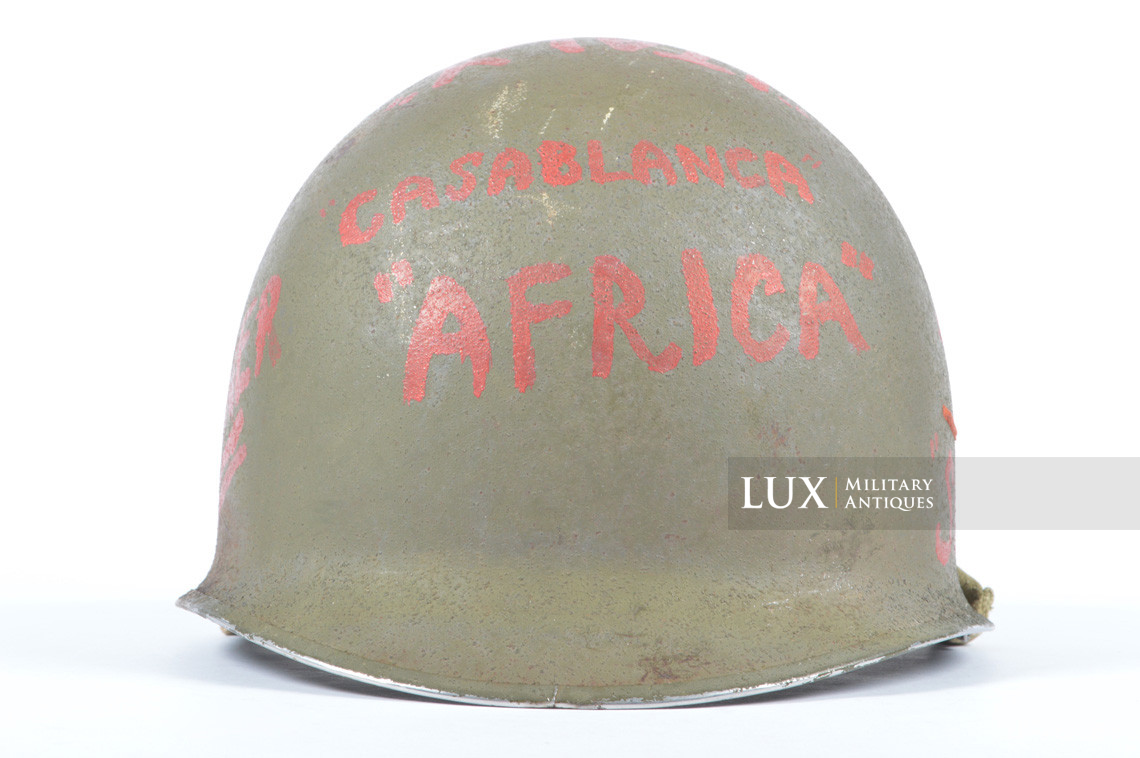 Unique USM1 decorated combat helmet, « vet art / Italy » - photo 8