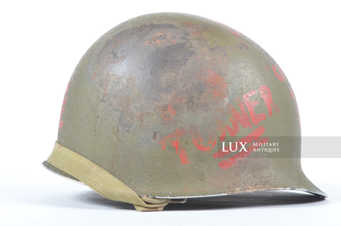 Unique USM1 decorated combat helmet, « vet art / Italy » - photo 10