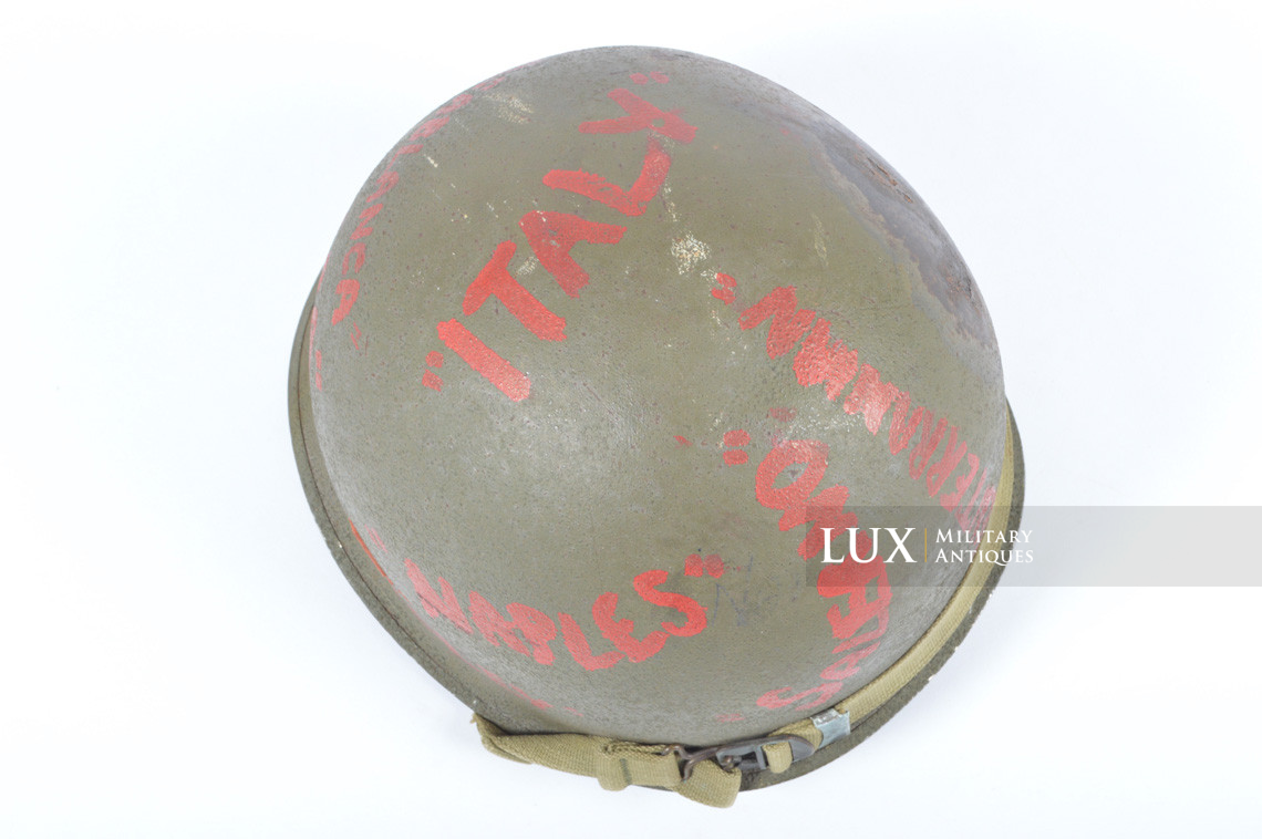 Unique USM1 decorated combat helmet, « vet art / Italy » - photo 14