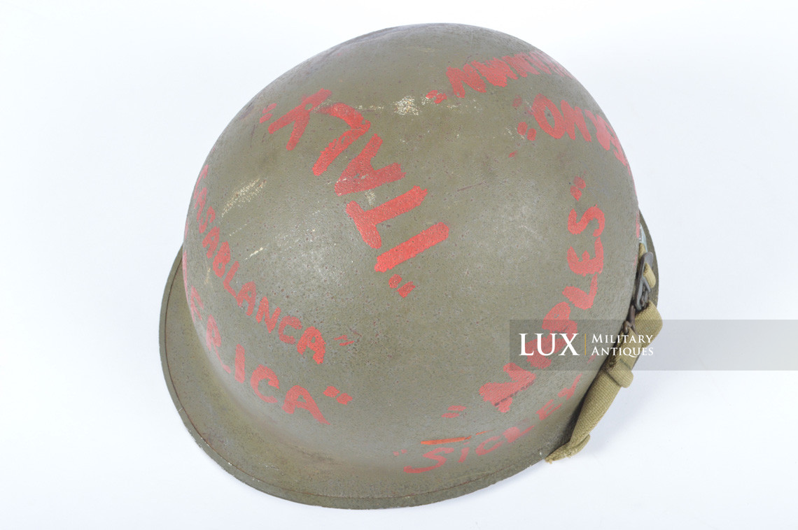 Unique USM1 decorated combat helmet, « vet art / Italy » - photo 15
