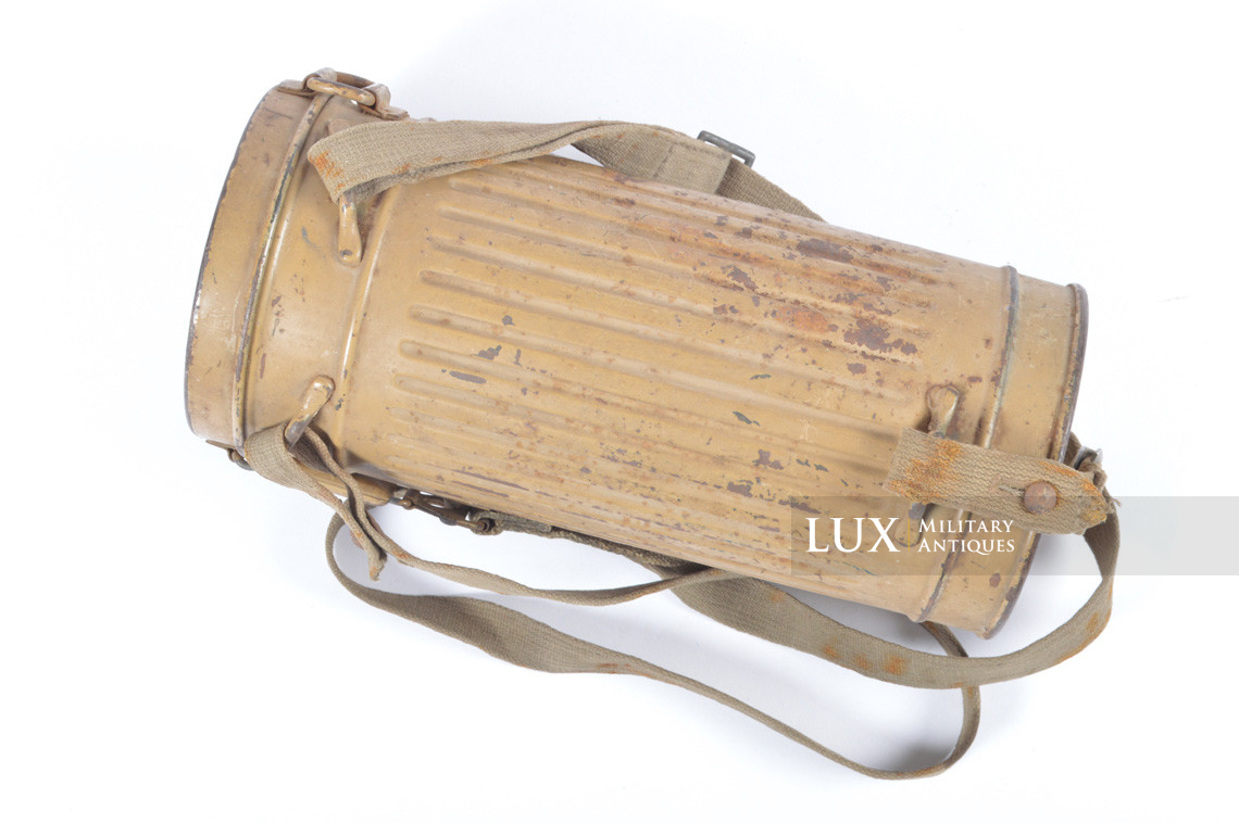 German gas mask canister in tan camouflage, « DAK » - photo 8